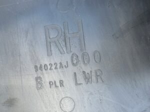 SUBARU OUTBACK IV LEGACY 09-13R OSŁONA POSZYCIE SŁUPKA ŚRODKOWEGO PRAWA - obrazek 6