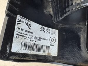 PEUGEOT PARTNER BERLINGO PROACE 18R- LAMPA PRAWA TYLNA PRAWY TYŁ 9820554880 - obrazek 15